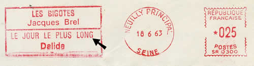 EMA de la chanson du film le Jour le plus long par Dalida