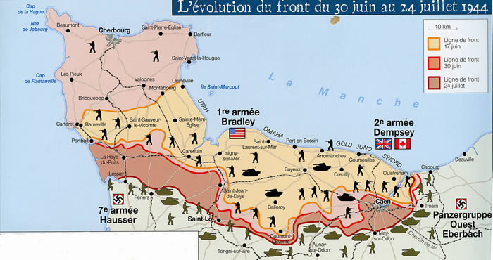 Front du 30 juin au 24 juillet