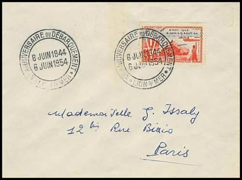 10e aaniversaire du débarquement à Lion-sur-mer