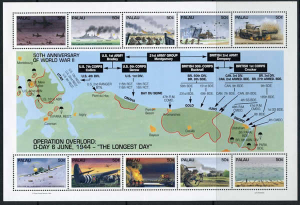 Unités débarquées Palau