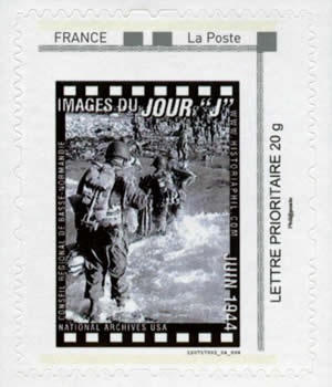 timbre personnalisé Pointe du Hoc