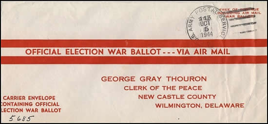 APO 113 de reims War Ballot