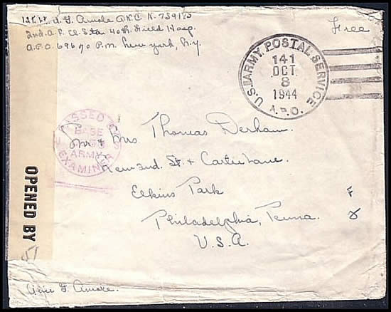 Lettre de l'APO 141 de Chalons-sur-Marne