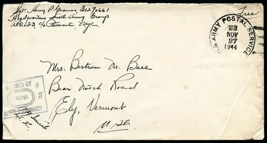 Lettre de l'APO de Vittel