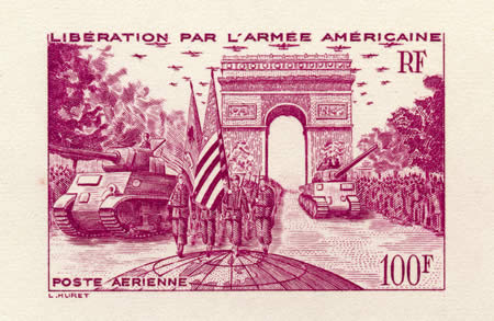 Défilé US aux Champs Elysées non-émis