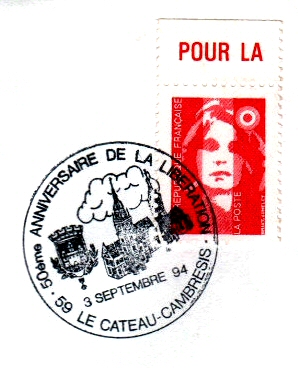Libération de Le cateau Cambresis