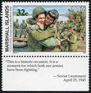 Rencontre des Allés avec l'Armée rouge