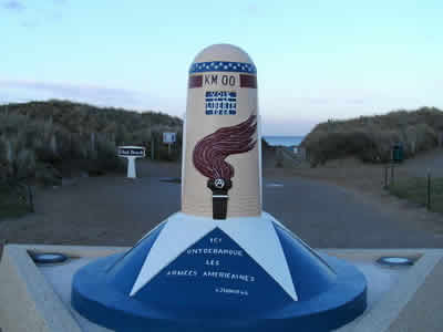 Borne 00 de la voie de la Liberté