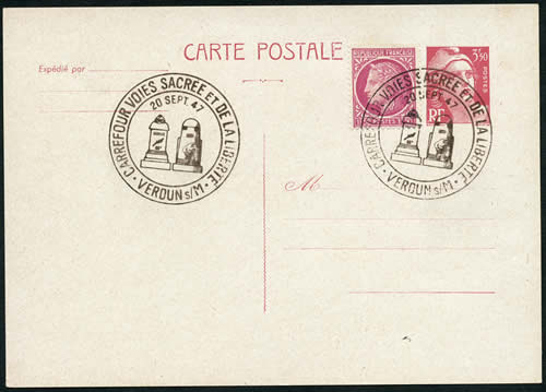 Carrefour Voie sacrée voie de la Liberté