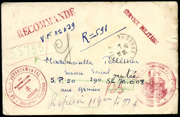 Volontaires féminines FFI de l'Ardèche