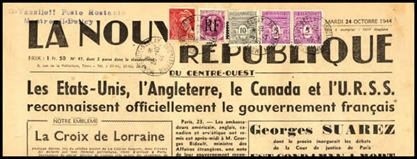 Surcharge de Montreuil-Bellay sur Journal