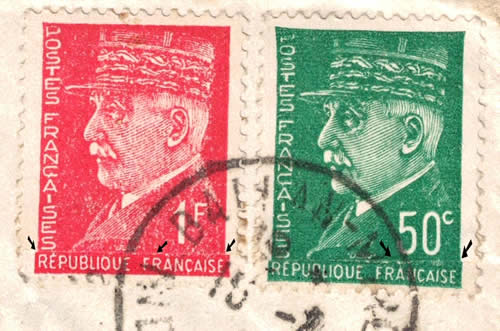 Timbre pétain république Française