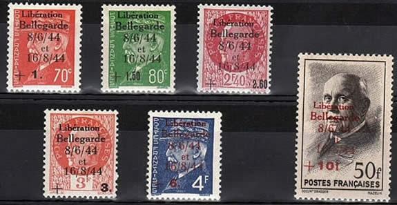 Surcharges de Bellegarde