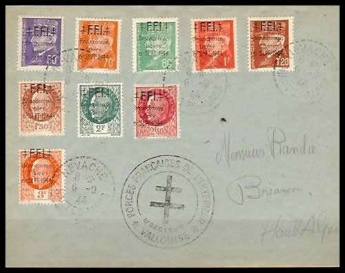 la série sur enveloppe