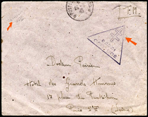 Censure croix de Lorraine évidée