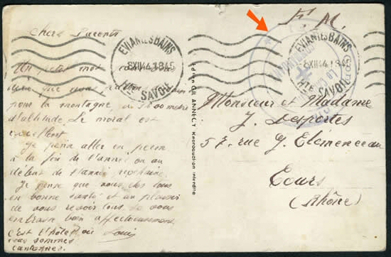 carte en franchise d'un FFI d'Evian