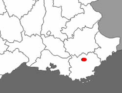 Localisation de Aups