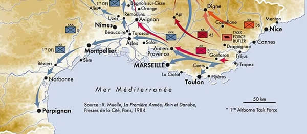 Libérations le long du Golfe du Lion