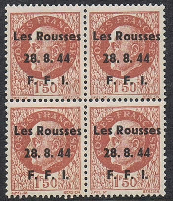 Surcharge de la ville de les Rousses (Jura)