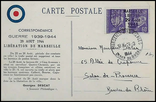 souvenir marseille Libérée