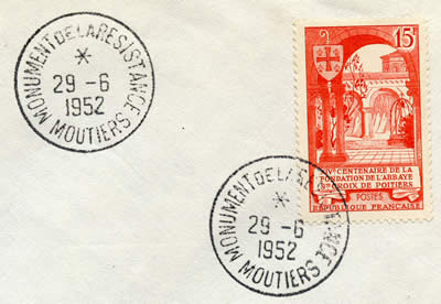 Monument de la Résistance à Moutiers