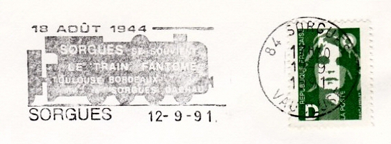 Le train fantôme de Sorgues