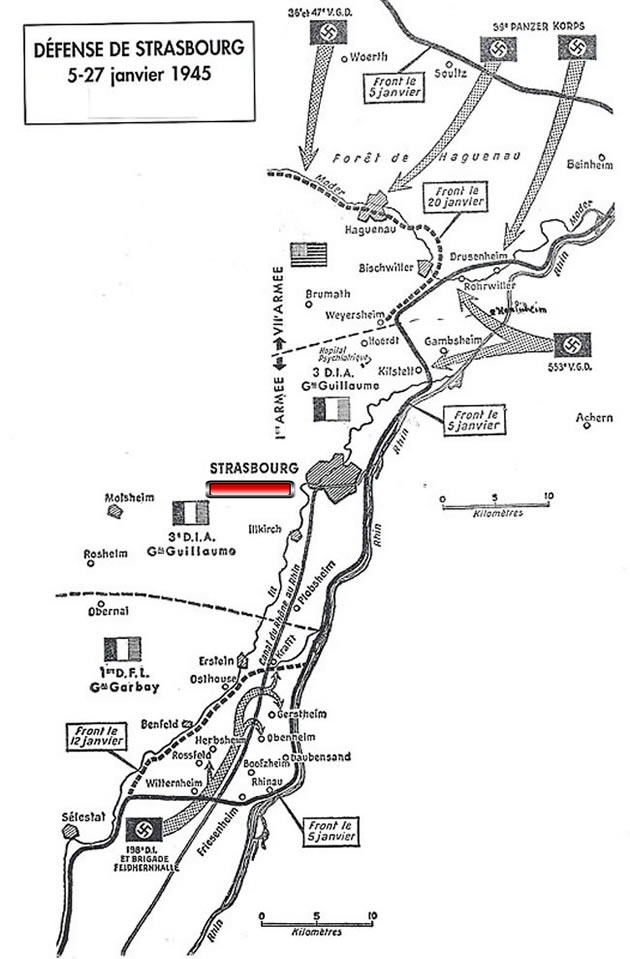 Défense de Strasbourg janvier 1945