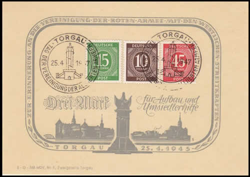 Jonction des armées américaines et soviétiques