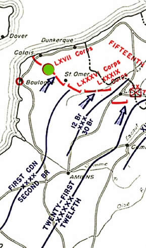 Situation du 21ème Groupe au 5 septembre