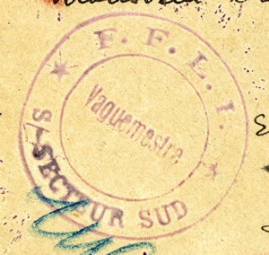 Cachet militaire des F.F.L.I.