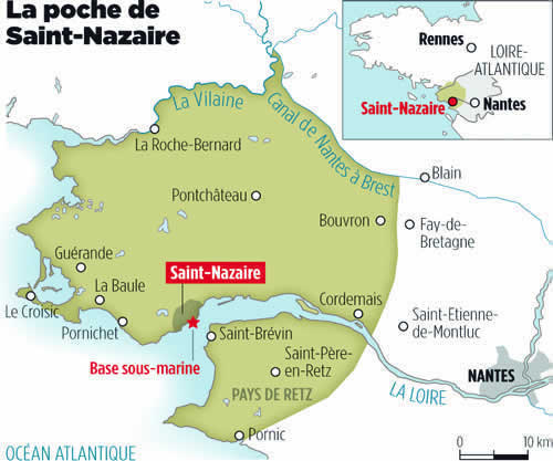 carte Poche de Saint-Nazaire