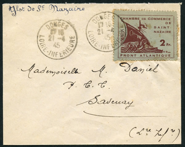 Vignette chambre de commerce à 2F sur lettre