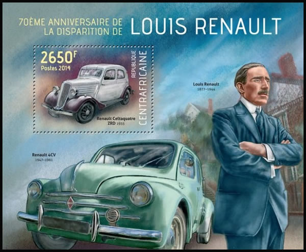 BF Centrafrique 4 CV renault