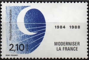 9ème plan timbre sans la couleur rouge