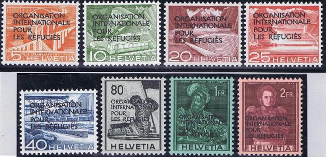 Timbres suisses de l'OIR