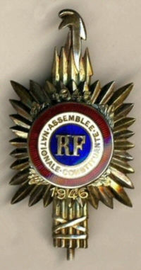 Insigne de l'Assemblée Constituante