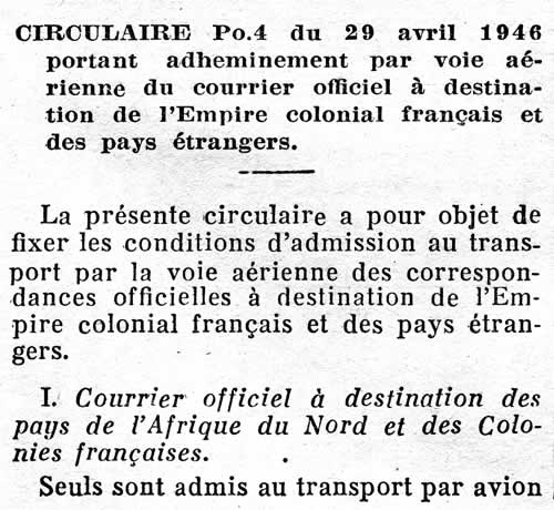 Courrier Officiel