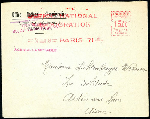 EMA de l'Office National d'Immigration