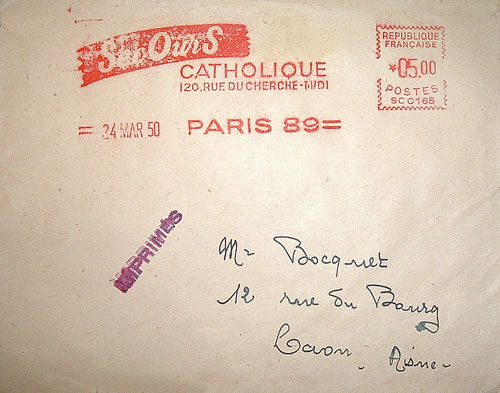 EMA Secours Catholique 1950