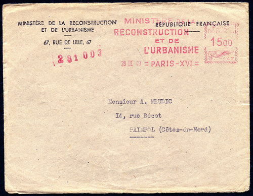 EMA du Ministère de la Reconstruction