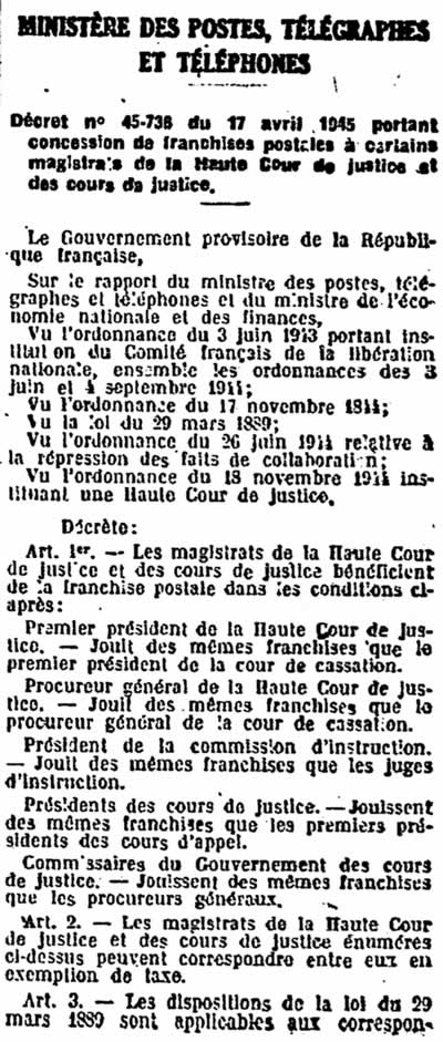 Franchise Haute-Cour