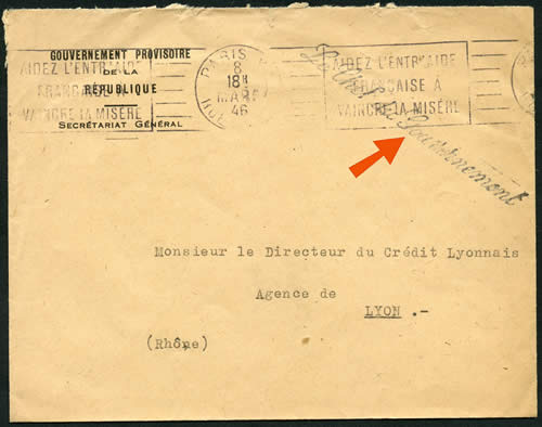 Griffe de Pierre Laval utilisée par Félix Gouin