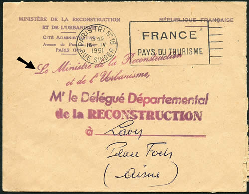 Griffe de franchise du Ministre