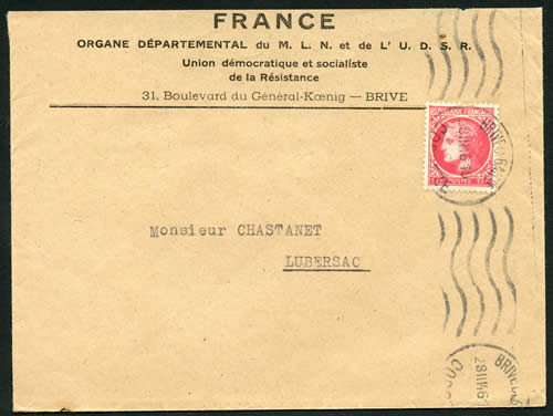 Bande du jourrnal du MLN France