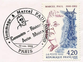 Marcel Paul Communiste Résistant ancien Ministre