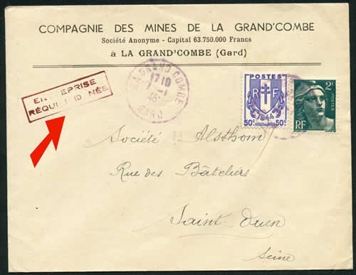 Mine réquisitionnée