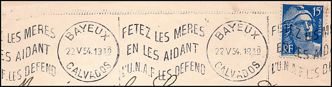 OMEC Bayeux fête des Mères 1954