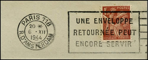 OMEC Une enveloppe retournée...