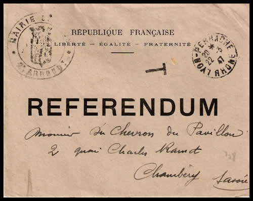 Enveloppe du référendum