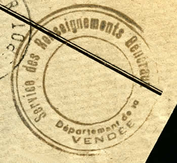 Cachet des RG de Vendée